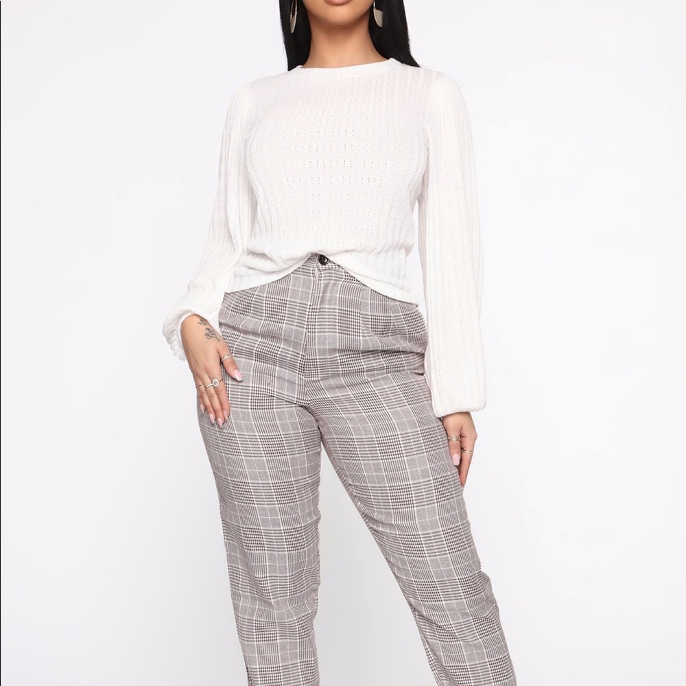 Plaid trousers!